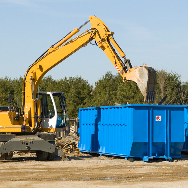 what size residential dumpster rentals are available in Spring Glen